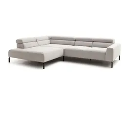 Sormani Ecksofa Bozen Cord Weiß
