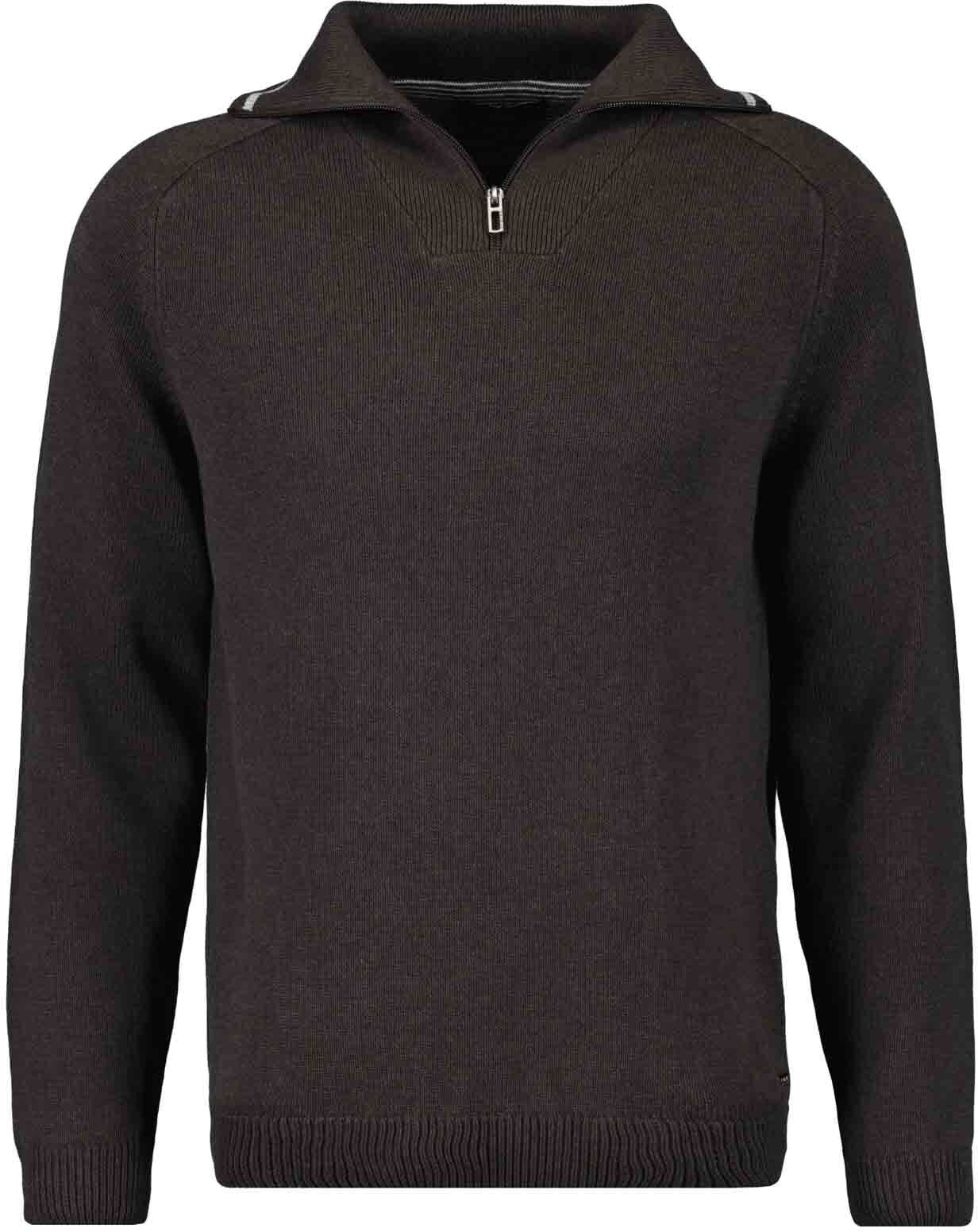 Troyer RAGMAN, Herren, Gr. 52, braun, Strick, 100% Baumwolle, Pullover Troyer braun 52