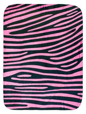 College Covers Zebra Print Throw Blanket