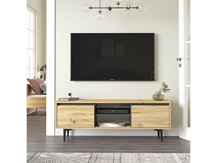 WELL HOME MOBILIARIO & DECORACIÓN TV-Möbel, Holzwerkstoff, braun, 140x48,1x35,5