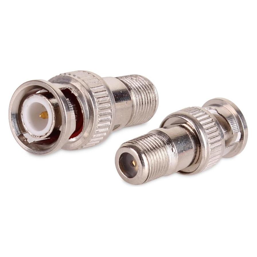 Getfort ADAPTER: F-BUCHSE - BNC-STECKER GF-WBNC HQ, 100 Stück (Winkeladapter) (GETFORT)