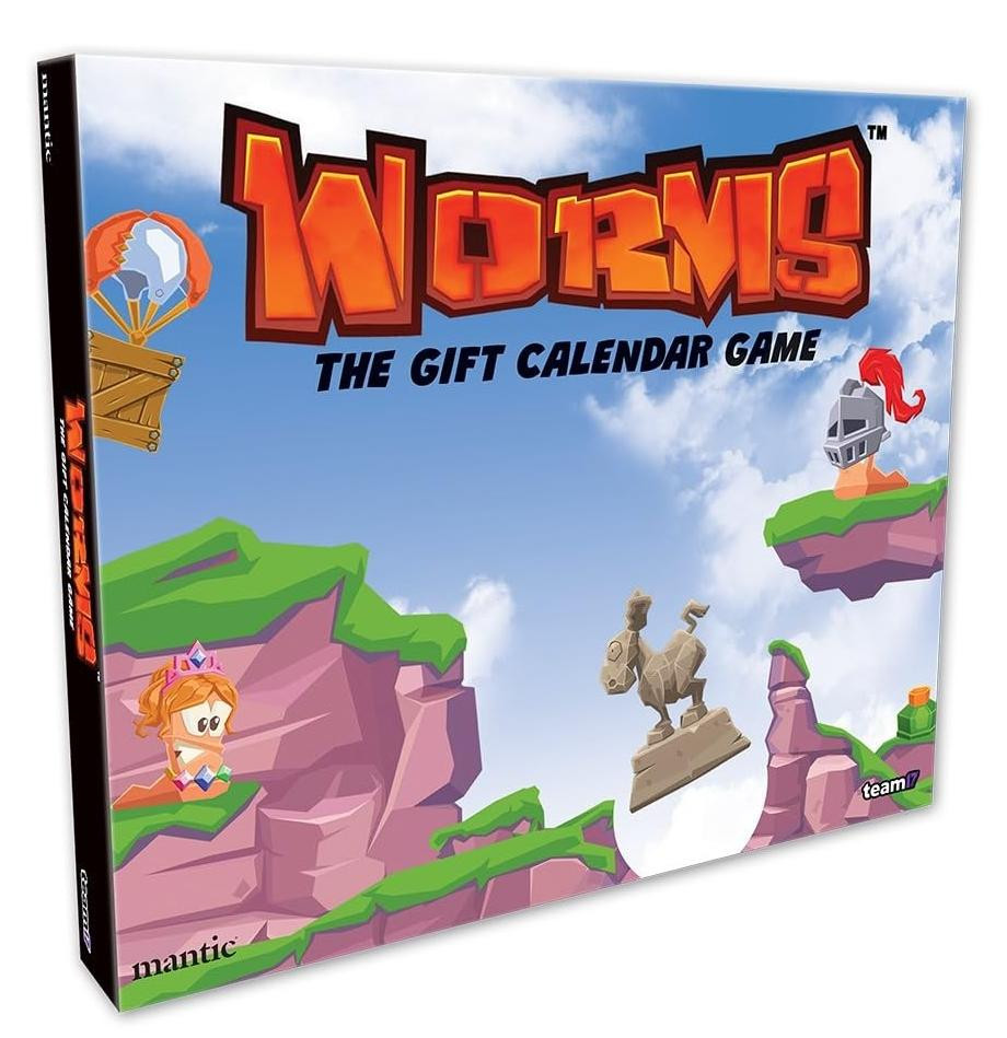 Solidchoice Worms Bordspel Adventskalender voor 2-4 Spelers
