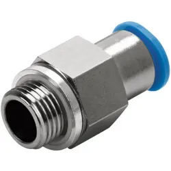 Festo, Rohrverbindungstechnik, Straight Threaded Adaptor, G 1/4 Male to Push In 8 mm, Threaded-to-Tube Connection Style
