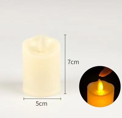 Uplift Treasures Battery Powered Flickering LED Tealight Candles Warm White b 1 24 pack(recommend)