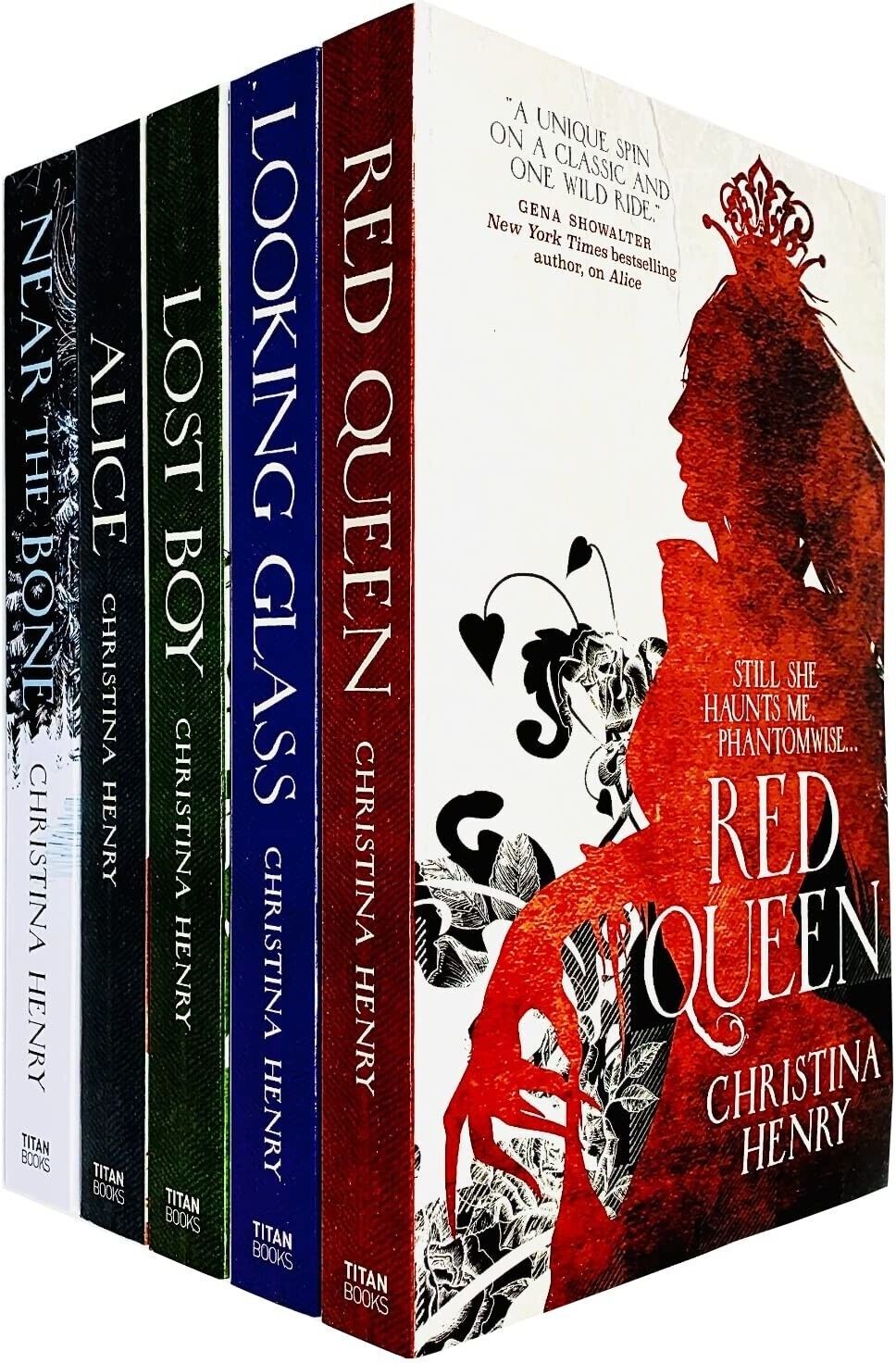 Titan Chronicles of Alice by Christina Henry 5 Books Collection Set (Alice, Red Queen, Lost Boy, Mermaid, Girl in Red) - Paperback Dark Fantasy