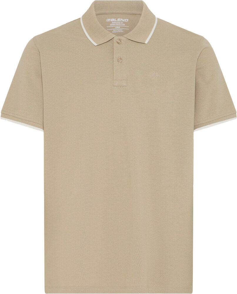 Blend edin polo manga corta hombre Beige (XL)