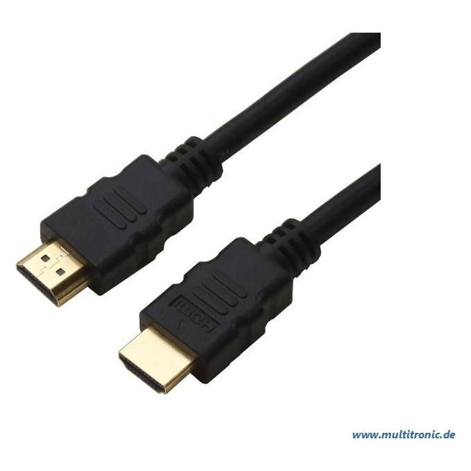 Brackton Ultra HD 4K 3D Basic mit Ethernet HDMI 2.0a Kabel 10.0m St/St 4K 60Hz 3D HD 2160p, vergoldete Kontak (10 m) (HDE-SKB-1000.B)