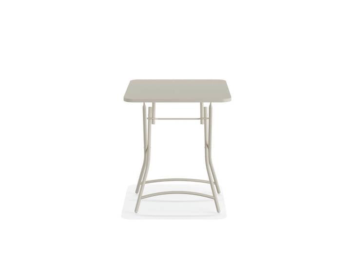 Gardenson Bistrotisch Veba, Beige, Metall, quadratisch, 60x74x60 cm, FSC Mix, Europäischer Sicherheitsstandard, Esszimmer, Tische, Esstische
