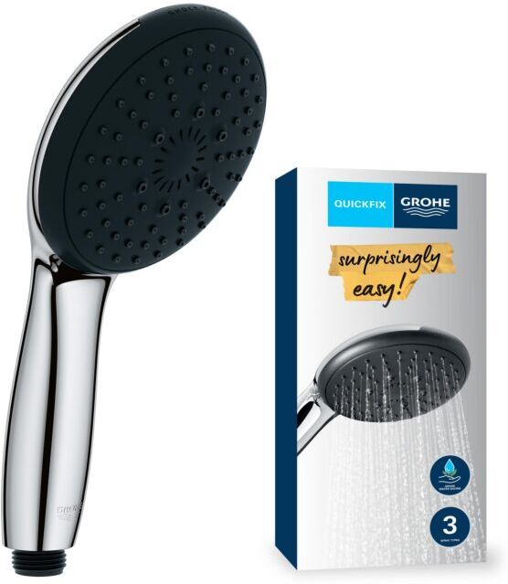Grohe Vitalio Start 110 Handbrause 26031001 3 Strahlarten chrom