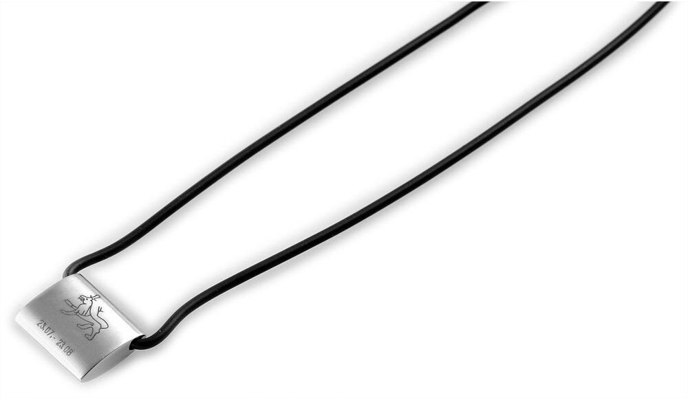 Kette ohne Anhänger ADELIA´S "Halskette mit Anhänger – Stern aus Kautschuk", schwarz, Halsketten, Damen, 65cm, Kautschuk, Geschenkidee: zeitlos und vielseitig