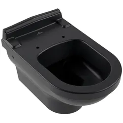 Villeroy & Boch, Toilette + Bidet, Hommage WC à chasse d'eau profonde, suspendu, pour réservoir de chasse encastré
