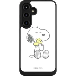 Nivocase Hülle für Samsung Galaxy S25+ Handyhülle NIVOcore Case Schwarz Liebe Peanuts Snoopy (Samsung Galaxy S25+), Smartphone Hülle, Schwarz