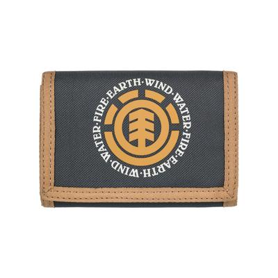 Brieftasche ELEMENT "Elemental", Herren, grün (beetle), Obermaterial: 100% Polyester., Kleinlederwaren Brieftasche