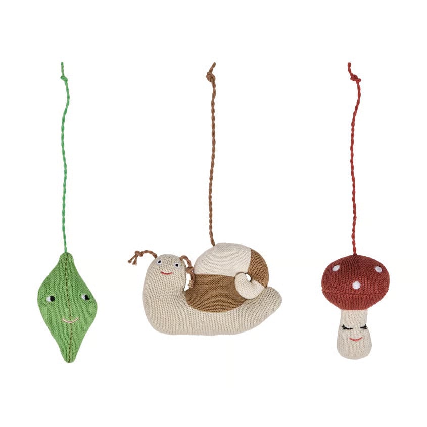 OYOY Forest babygym speelgoed Brown-green-red