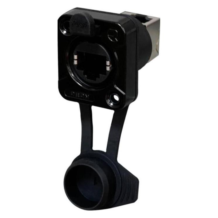 Rean AV RJ45 Feedthrough, 90° UP, IP65 Airtight RRE8F-Z-011-1 Buchse, Einbau (RRE8F-Z-011-1)