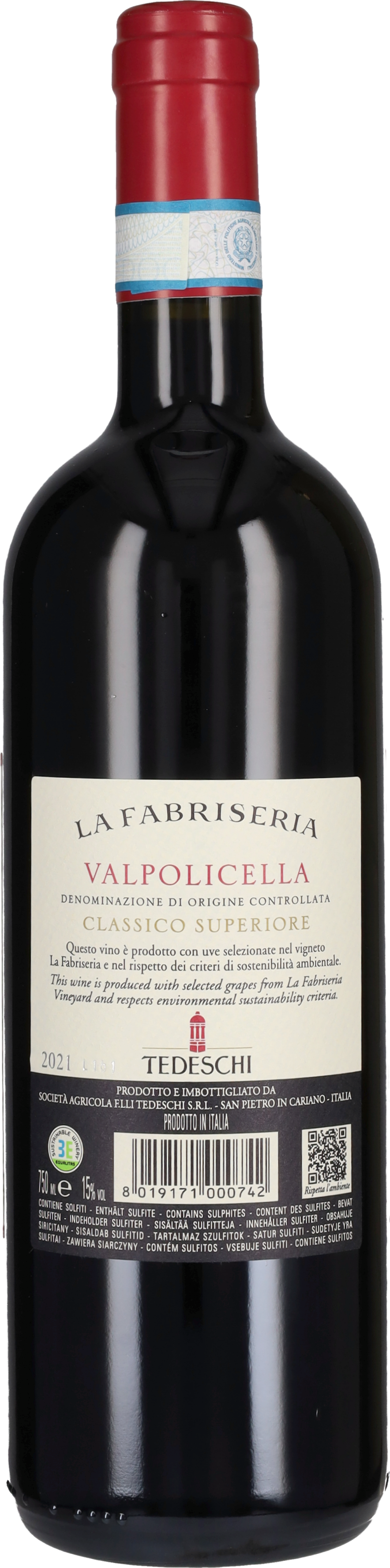Tedeschi Valpolicella Classico Superiore 'La Fabriseria' 2021
