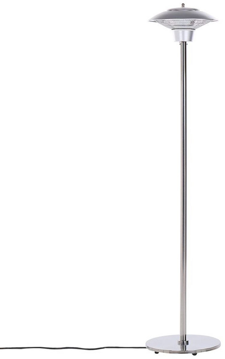 Askja Vrijstaande elektrische infrarood terrasverwarmer - Zilver - Aluminium