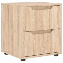 vidaXL Nachttisch VISNES Sonoma-Eiche 45x40x50 cm Holzwerkstoff