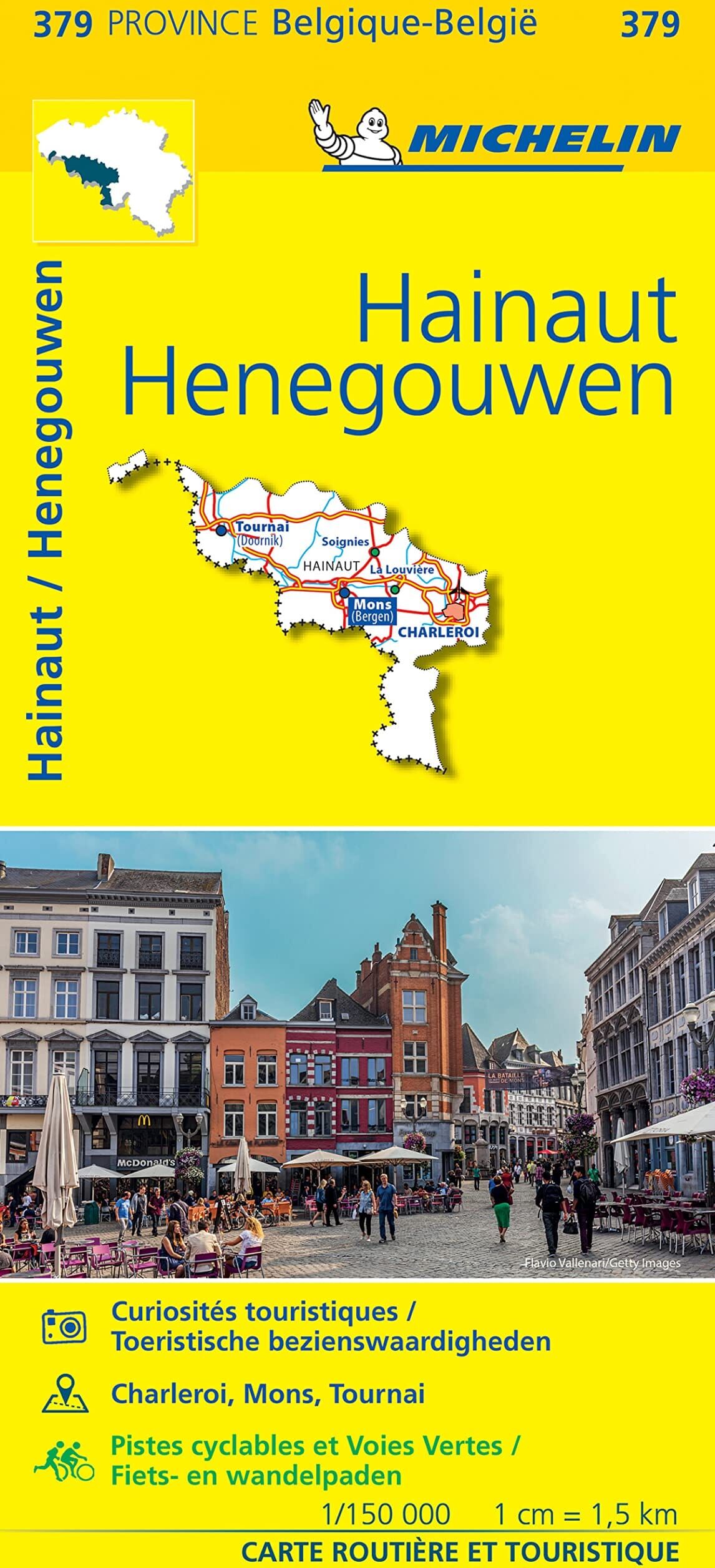 Carte routière n° 379 - Hainaut   Michelin