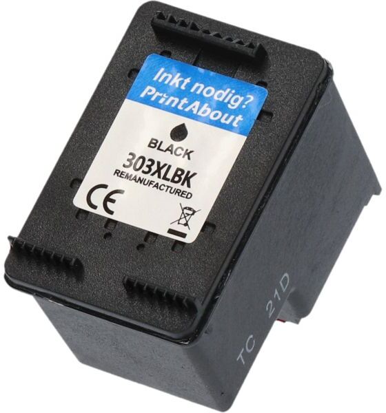 PrintAbout Cartouche compatible HP 303 (T6N02AE) - Noir Noir