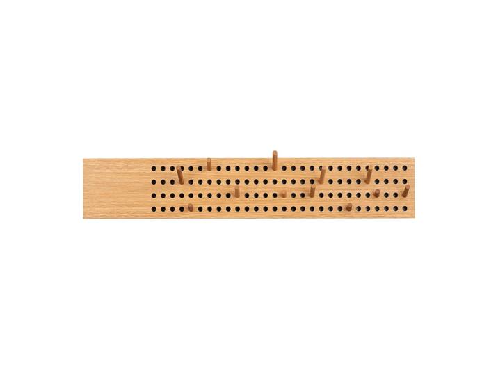 We Do Wood - Scoreboard Garderobe gross, horizontal, Eiche natur