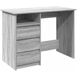 vidaXL Schreibtisch Grau Sonoma 102x50x75 cm Holzwerkstoff