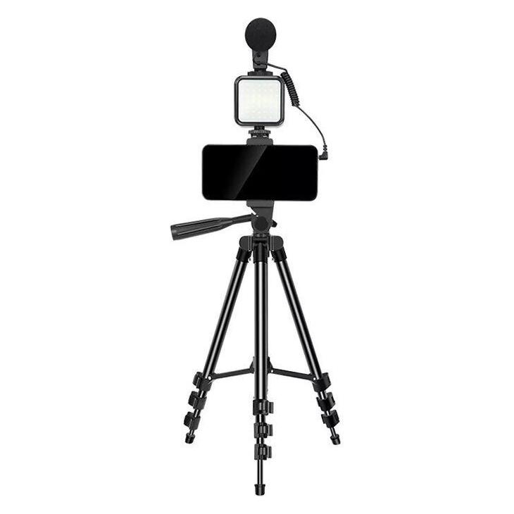 iLike Elight M5 Vlog Smartphone Fix Video&Photo kit with Led light / Microphone / Tripod 1.3m / remote (ELIG-KIT-M5)