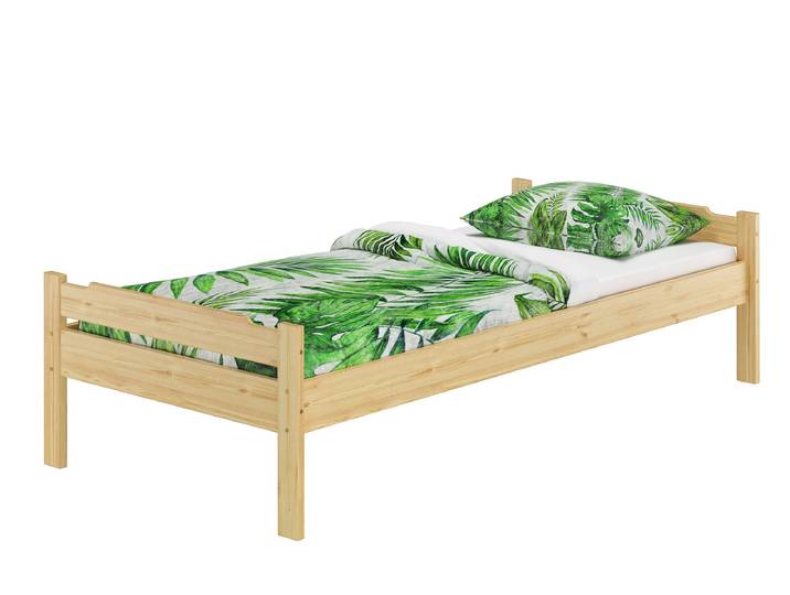 Massivholz-Einzelbett für Kinder und Jugendliche Kiefer 80 x 200 cm