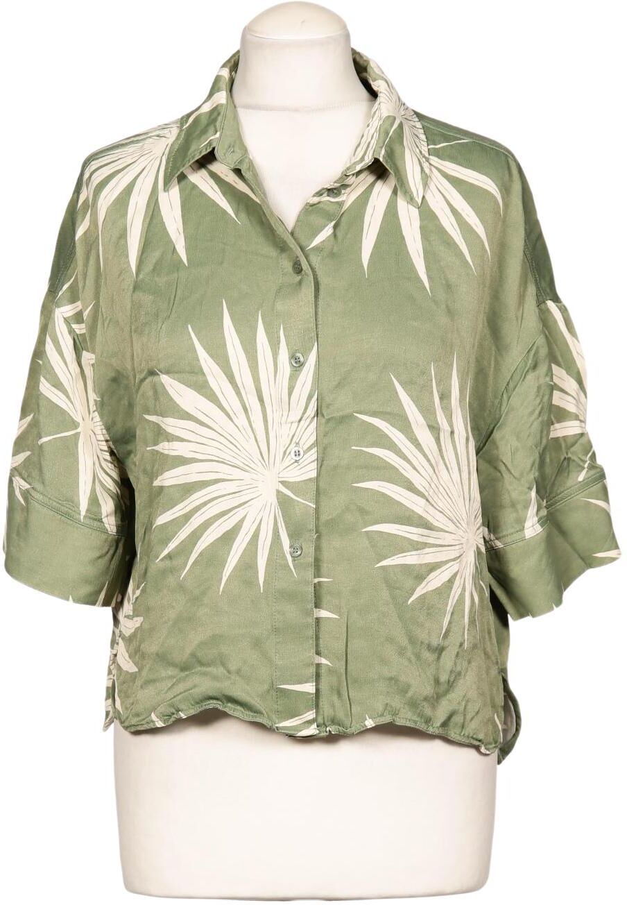 Oui Damen Bluse, Grün, Gr. EU 38, Viskose - Second Hand