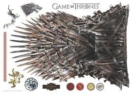 Game Of Thrones The Iron Throne Xl Giant Peel and Stick Wall Decals by RoomMates