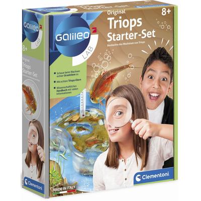 Experimentierkasten CLEMENTONI "Galileo, Original Triops Starter-Set", bunt, Experimentierkästen, Kinder, Made in Europe