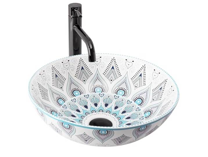 Rea U7502, Wastafel op aanrecht MANDALA, Multicolor