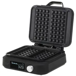 Adler AD 3087 Waffeleisen mit LED-Anzeige, 6 Bräunungsstufen, Antihaftplatten, 2200 W