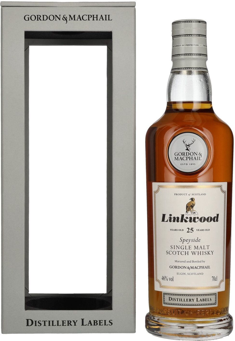 Gordon & MacPhail LINKWOOD 25 Years Old Distillery Labels 46% Vol. 0,7l in Geschenkbox