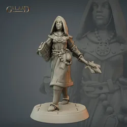 Female Battle Priest Book von Galaad Miniatures aus Priests and Knights Release