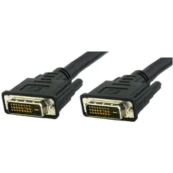 EFB ICOC-DVI-8130 DVI-D Dual-Link Anschlusskabel Stecker/Stecker, schwarz, 3 m ICOCDVI8130