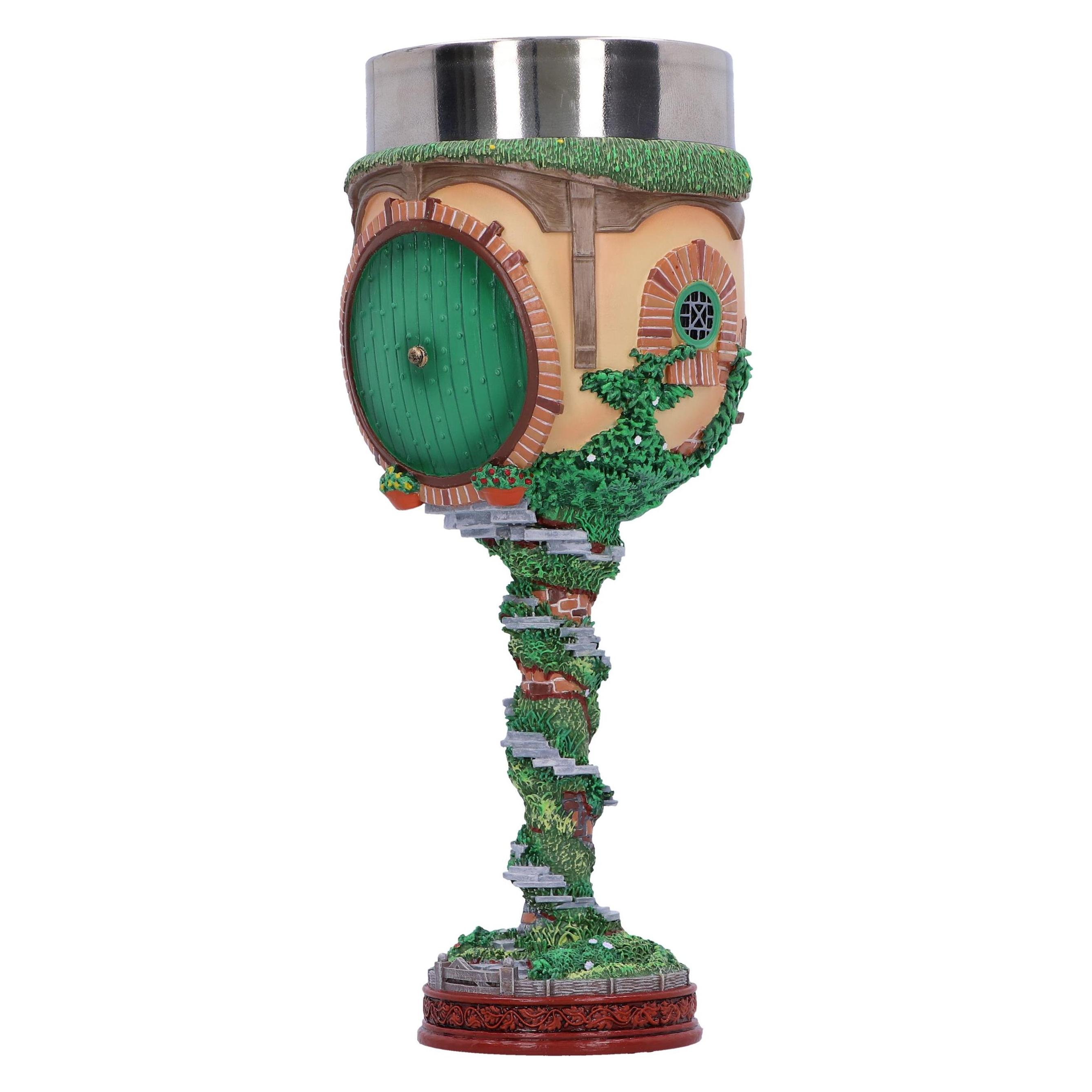 Nemesis Now Lord of The Rings The Shire Goblet 19.3cm, Resin, Officially Licensed Lord of The Rings (1 Glas) (B6537A24)