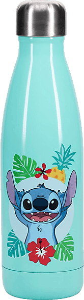 Botella - Funko Stitch, 500 ml, Acero inoxidable, Licencia Oficial Disney