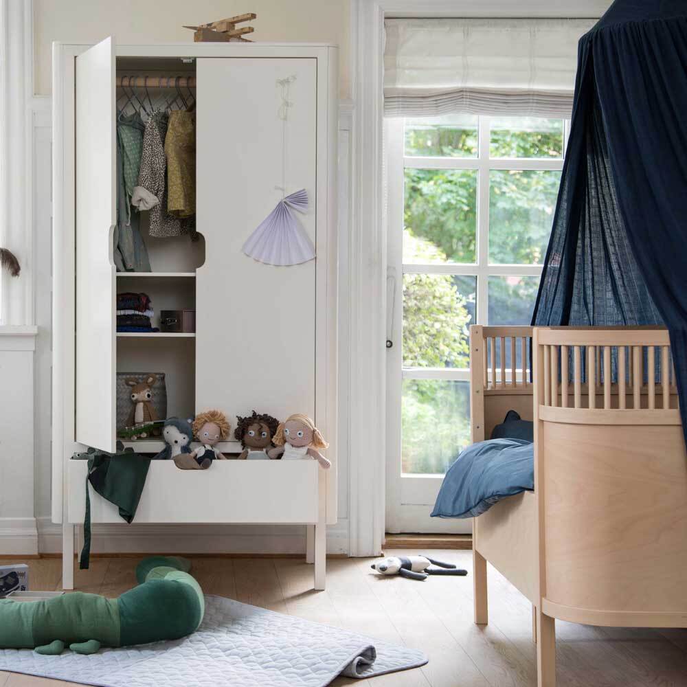 Sebra Babybett und Juniorbett FSC Mix natur