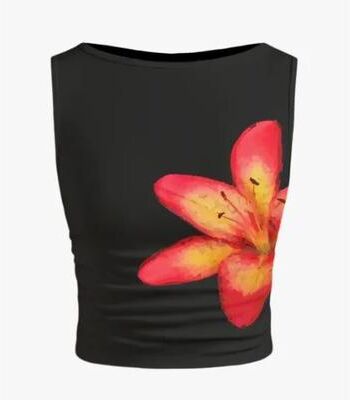 Inspire Select Elegant Lace Slash Neck Backless Tank Top Single Breasted Summer Streetwear For Women 2025 printed Tops 6