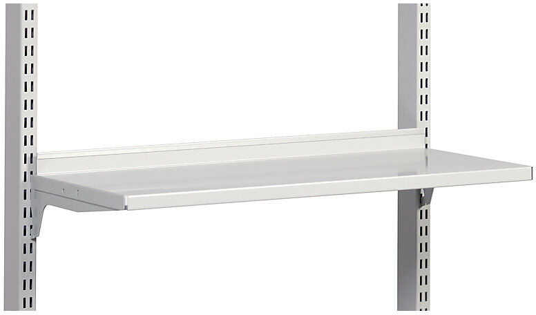 Regalboden, ESD, lichtgrau, Tiefe 400 mm, für Einhänge-Modul Breite 900 mm Treston
