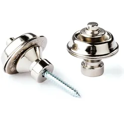 Dunlop Straplok Strap Retainers Dual Design nickel - Endpin