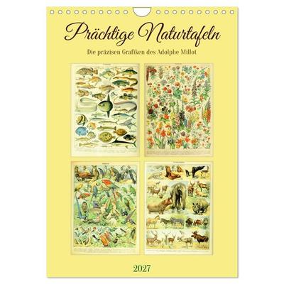 Prächtige Naturtafeln (Wandkalender 2027 DIN A4 hoch), CALVENDO Monatskalender