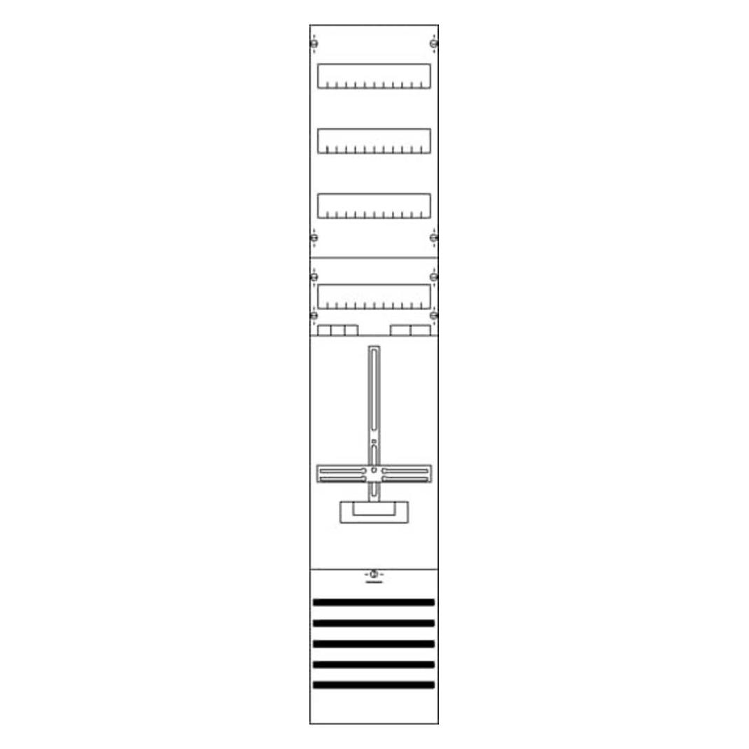 Striebel & John GmbH & Co. KG Zählerfeld komplett KA2223 (2CPX030455R9999) (2CPX030455R9999)