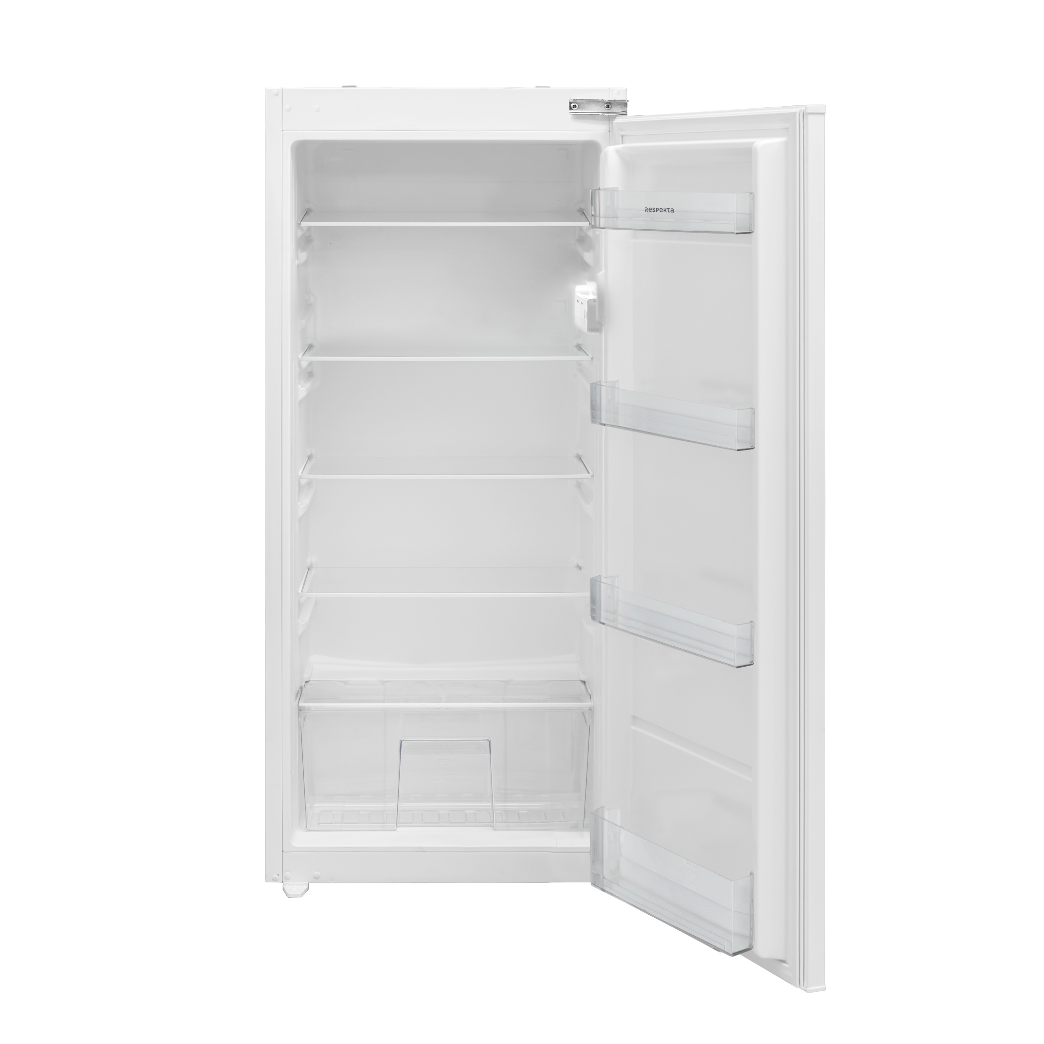 Kühlschrank 193 Liter Einbaukühlschrank Schlepptür 122 cm Vollraum Respekta