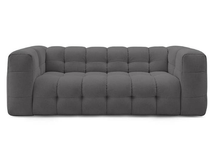 3er Sofa BOBOCHIC CLOUD Stoff dunkelgrau