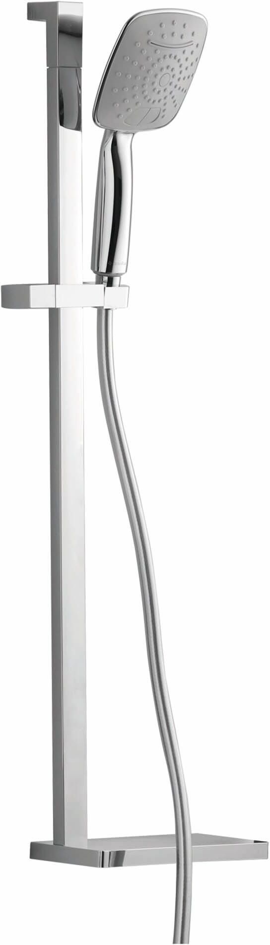 Deante SALISCENDI DOCCIA  TEXAS CROMO 2 GETTI INTERASSE FISSO ASTA H 788 mm