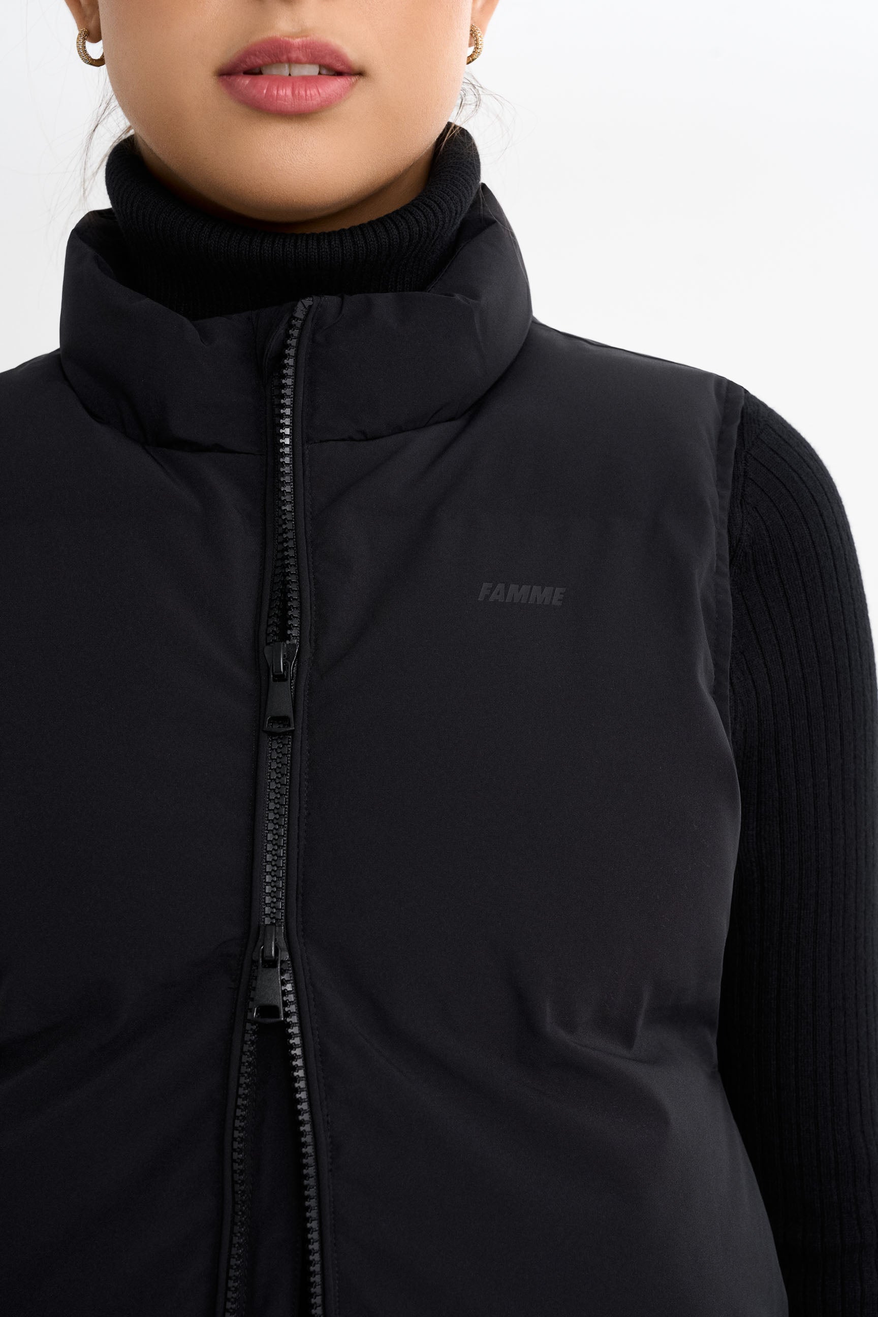 Famme Snøhetta Vest Black S