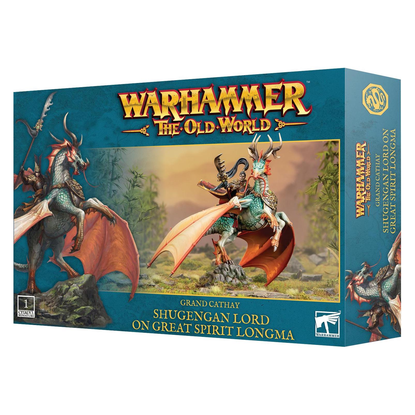 Games Workshop Warhammer ToW - Grand Cathay Seigneur Shugengan sur le Grand Esprit Longma (Kunststoff) (06-207)
