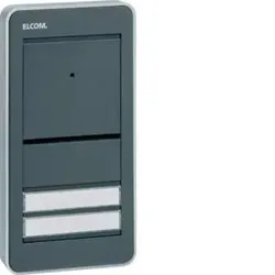 Elcom RER213Y Außenstation für HOME AudioSet 2 Teilnehmer AP 2D anthrazit